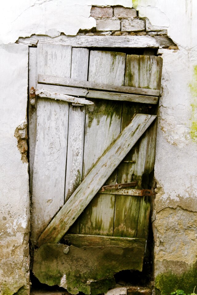 Wood entrance house