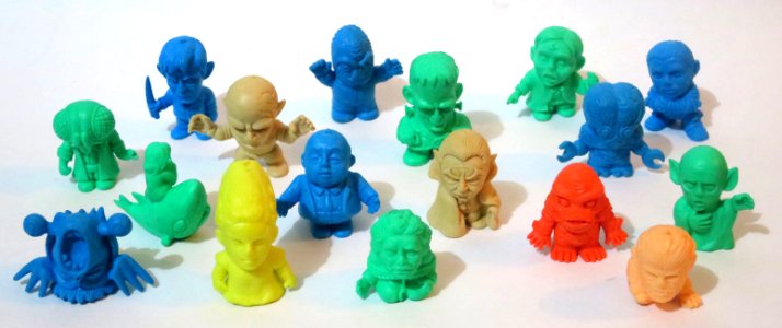 FRANKENSTEIN - Bandai - Keshi - Complete set of 17 - Various colors - A