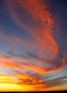 Sunset Over the Grassland