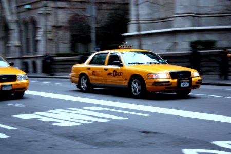 Yellow cab photo