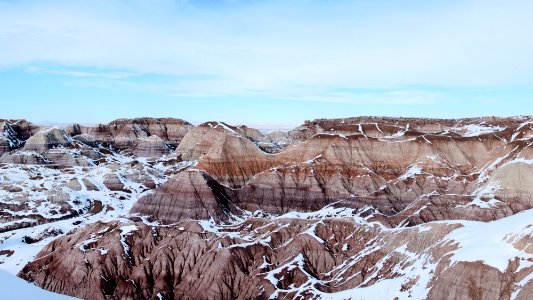 Blue Mesa in the Snow