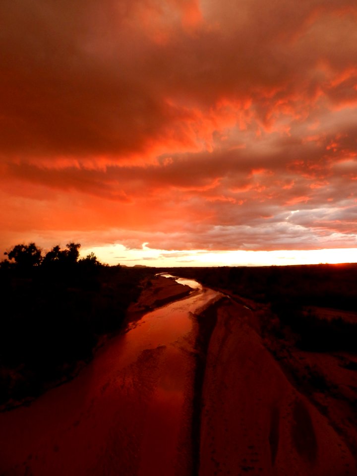 Puerco River Sunset
