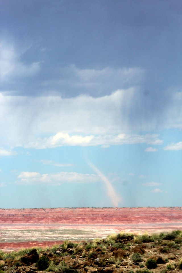 Dustnado Chinde Mesa, Painted Desert