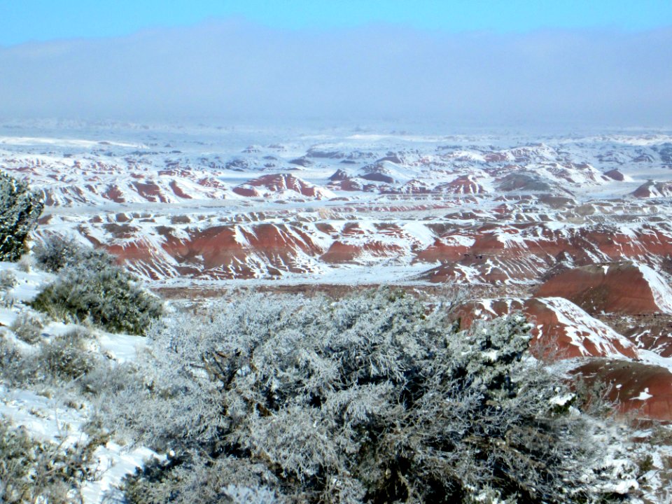 Painted Desert in the Snow