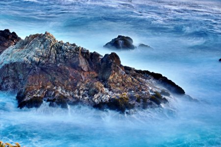 Rocks & waves @ Big Sur #1 photo