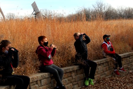 Socially distanced Outdoor Classroom at White Horse Hill National Game Preserve
