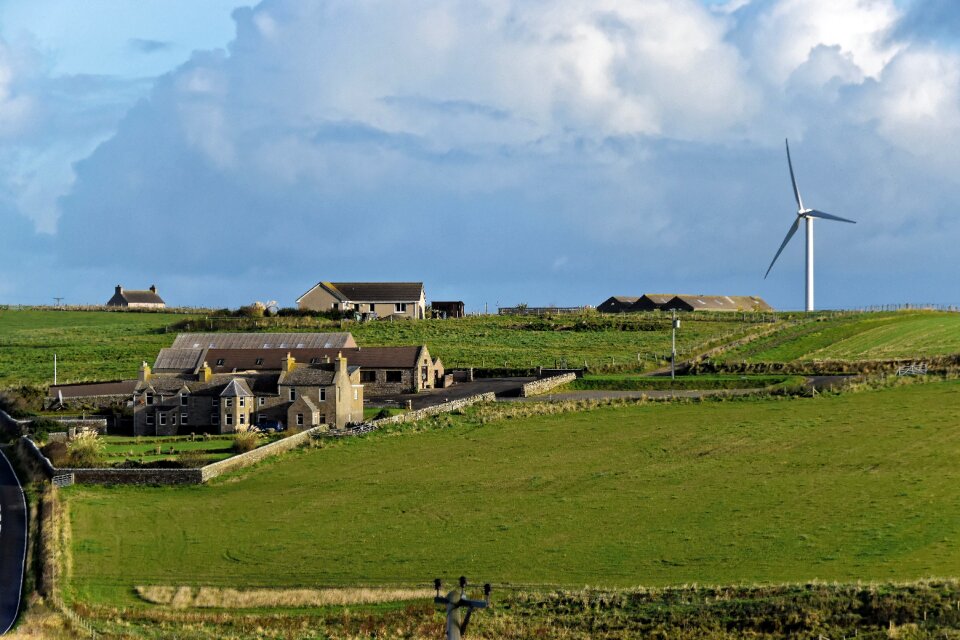Turbine environment sky