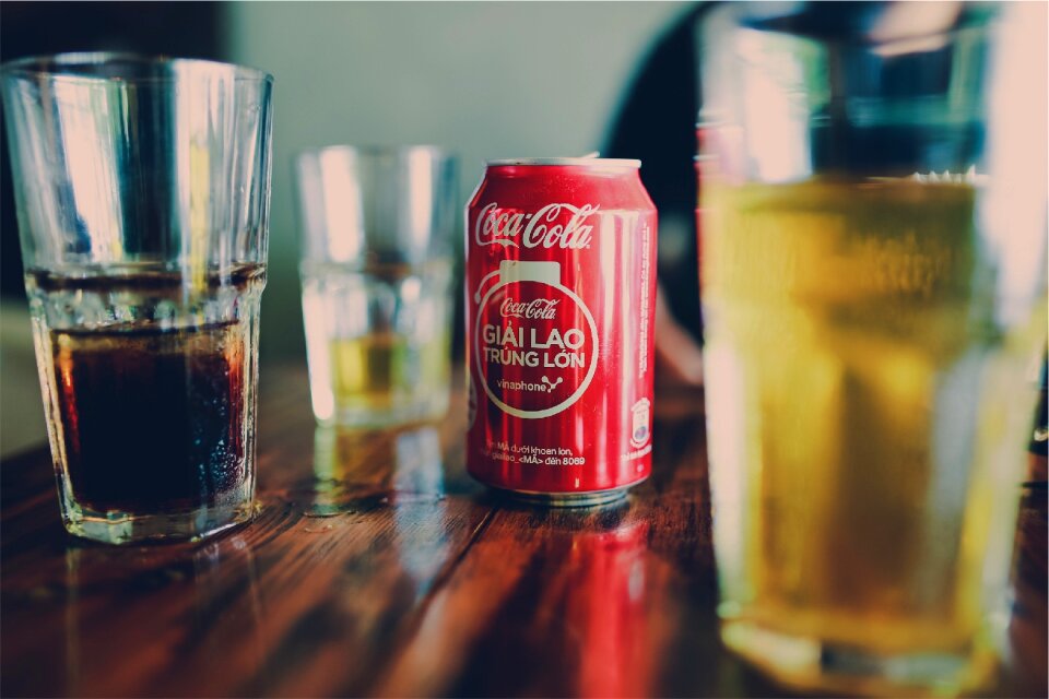 Soft drink beverage can
