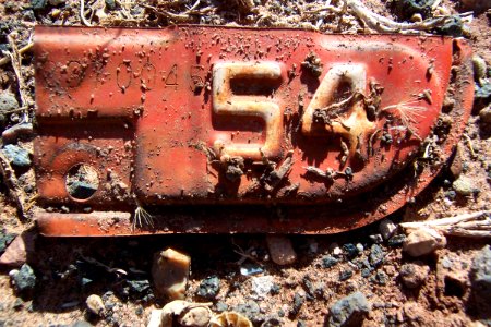 05-12-11 Route 66 License Plate
