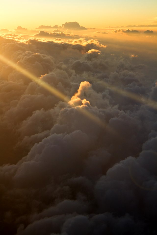Sky above