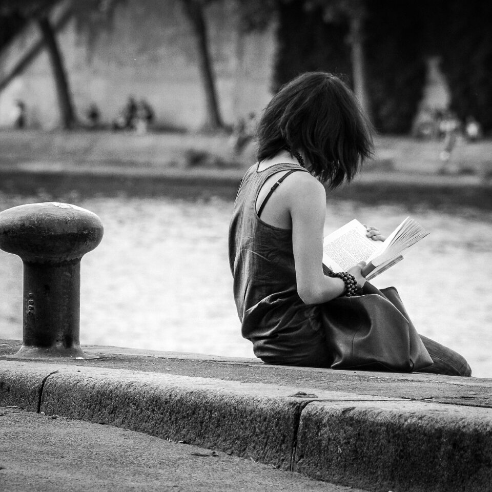 Reading book relax