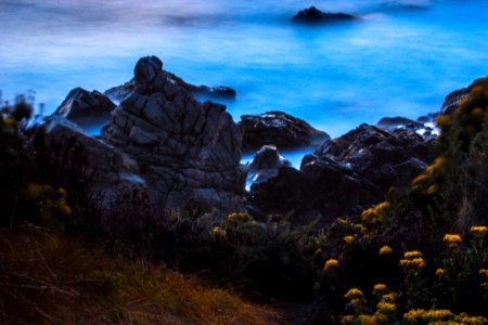 Rocks & waves @ Big Sur #3