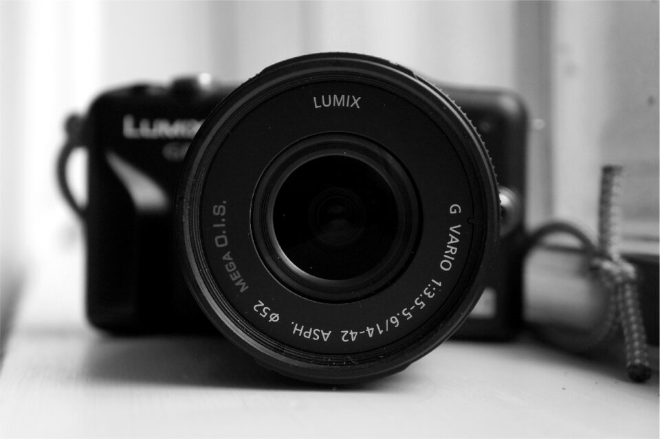 Slr photography gray camera
