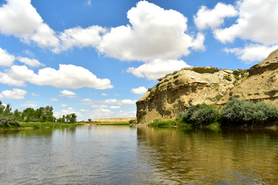 Green River on Seedskadee National Wildlife Refuge photo