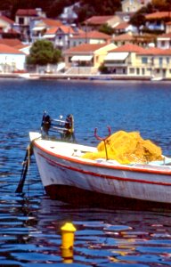 Fishing Boat at Ithaki photo