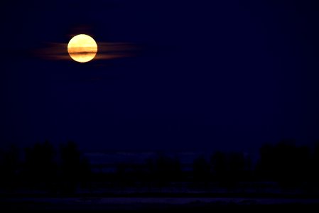 Moon rise at Seedskadee National Wildlife Refuge