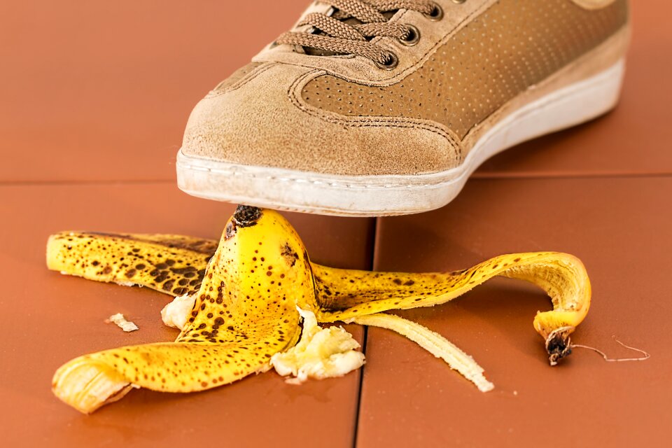 Slippery accident risk