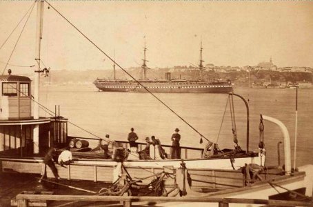 Lévis et ses grands voiliers vers 1880 photo