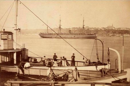 Lévis et ses grands voiliers vers 1880