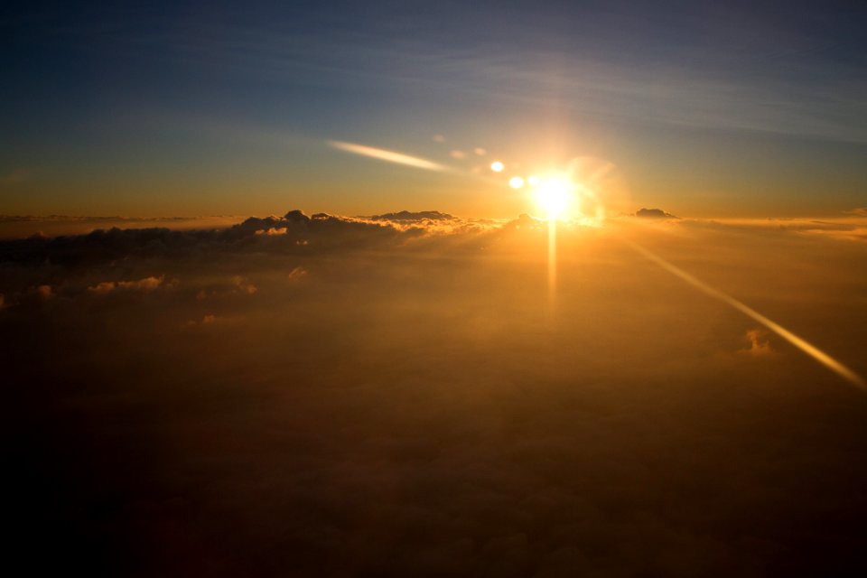 Sky above