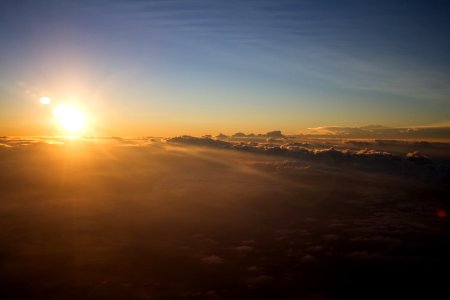 Sky above