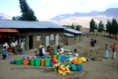 Trading post, Simien Mountains National Park, Ethiopian Highlands