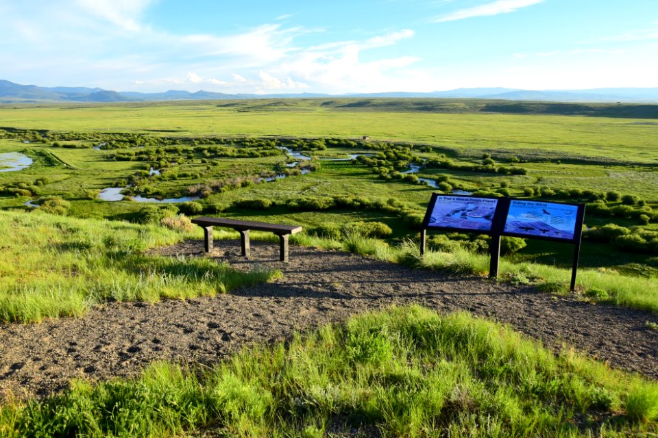 Scenic overlook on Arapaho National Wildlife Refuge