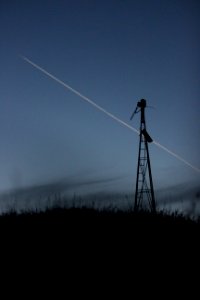 Gruneich Windmill Silhouette