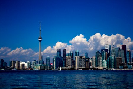 Toronto Downtown from Toronto Islands photo