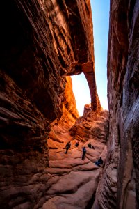 Relaxing Under Surprise Arch photo