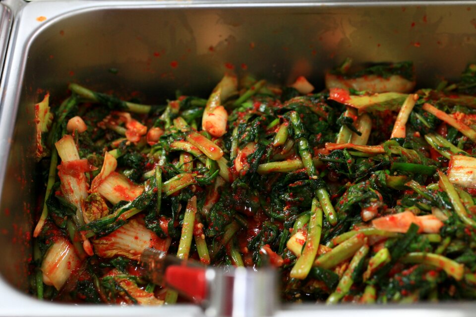 Heat heavy kimchi dining room cooking