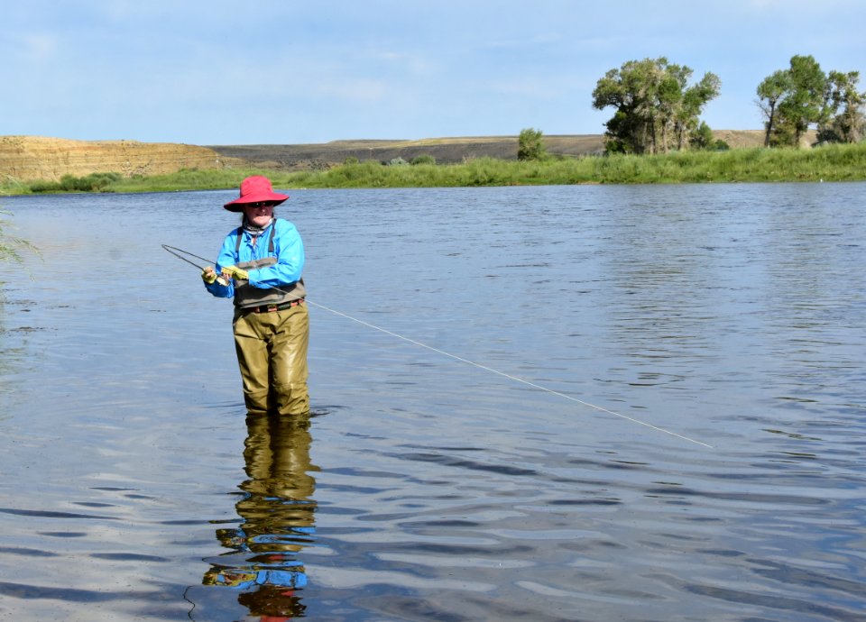 Flyfishing at Seedskadee National Wildlife Refuge