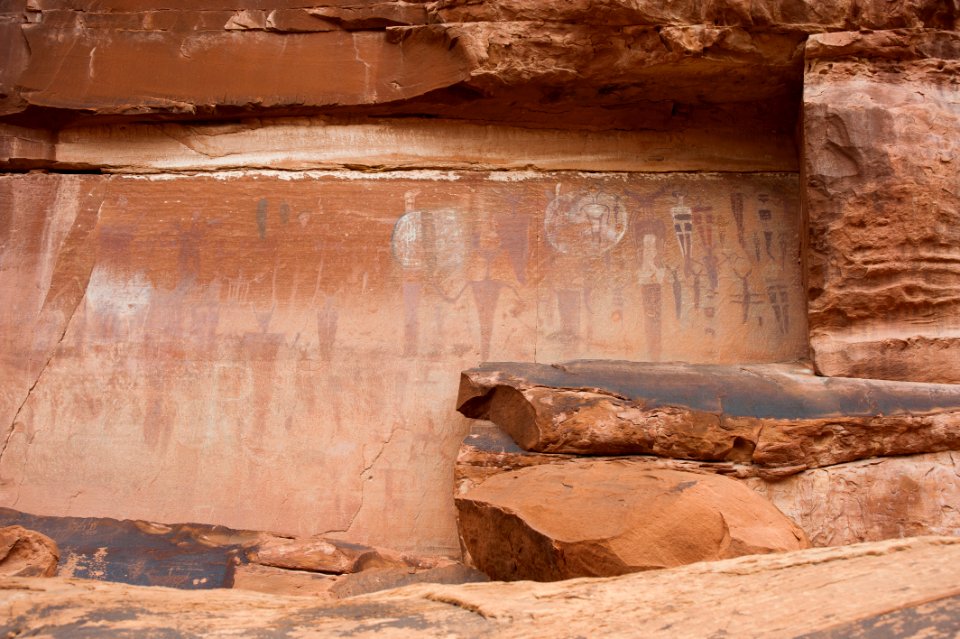 Courthouse Wash Rock Art Panel