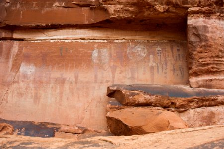 Courthouse Wash Rock Art Panel