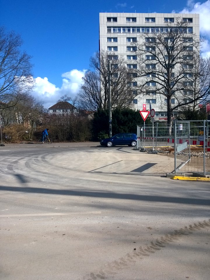 blaue Begegnung