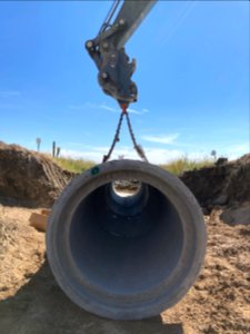 Culvert replacement at Benton Lake National Wildlife Refuge