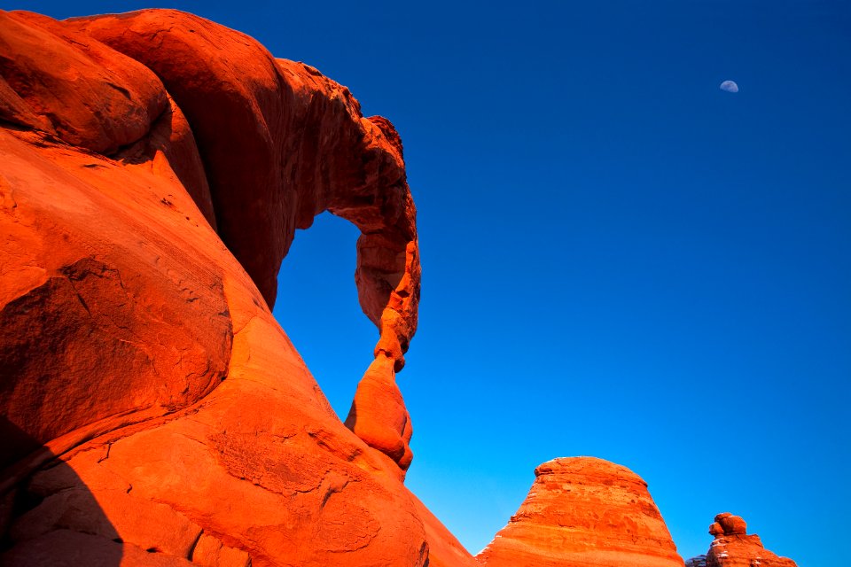 Delicate Arch and Moon