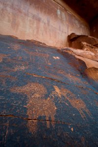 Courthouse Wash Rock Art Panel