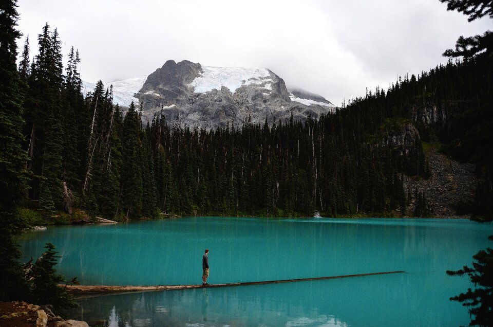 Water person standing