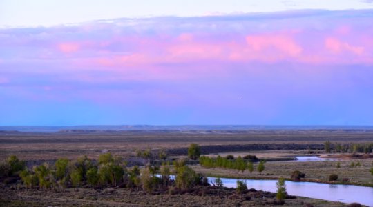 Horseshoe Bend overlook at Seedskadee National Wildlife Refuge