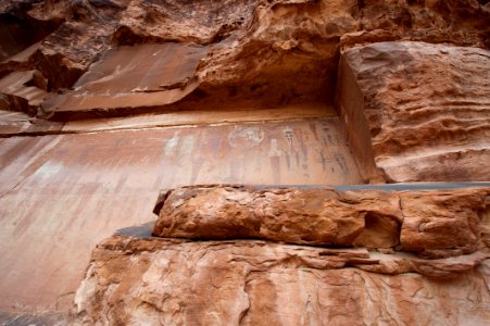 Courthouse Wash Rock Art Panel