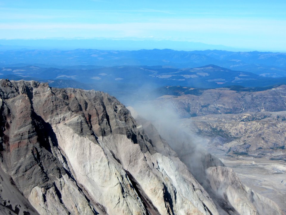 Mt. St. Helens Volcanic Activity in Washington