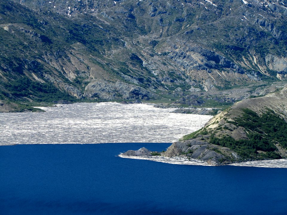 Spirit Lake at Windy Ridge by Mt. St. Helens in Washington