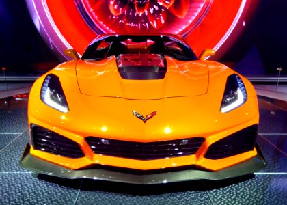 Orange Vette photo