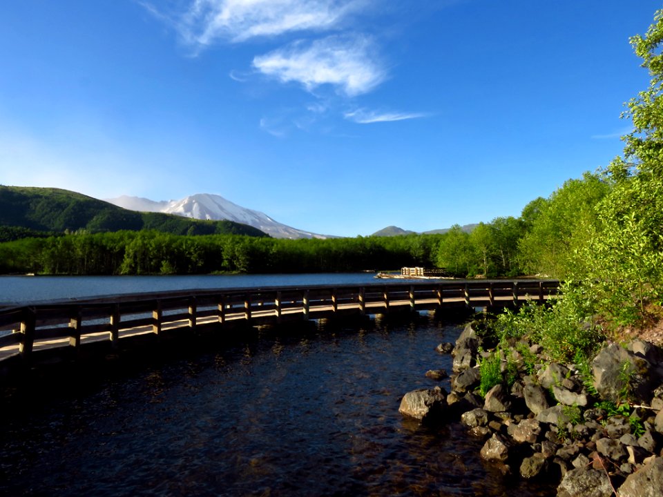 Coldwater Lake at Mt. St. Helens NM in Washington