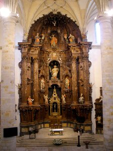 Baroque altar interior photo