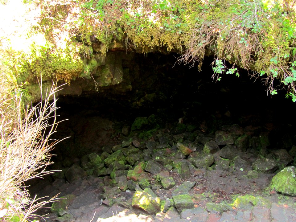 Ape Cave by Mt. St. Helens in Washington