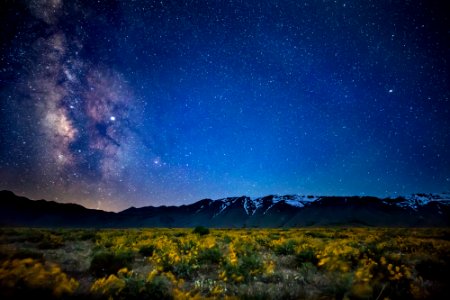 Milky Way in Granite Mountains, NV