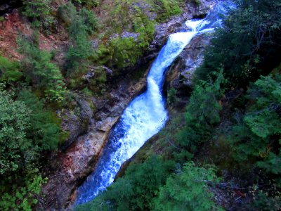 Lava Canyon Trail at Mt. St. Helens NM in WA photo