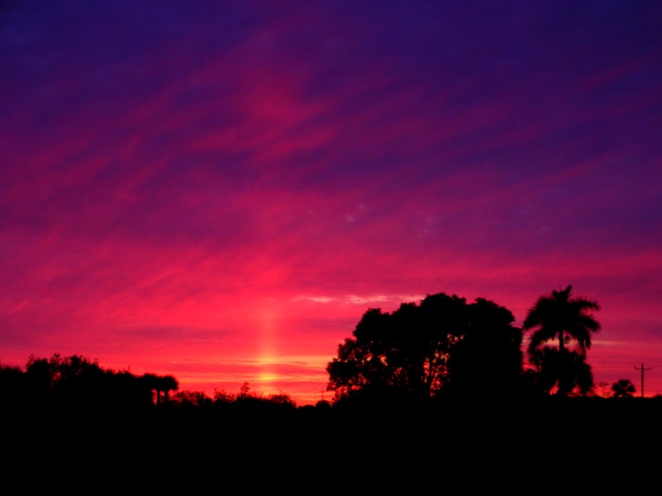 Sun Pillar Sunset BICY HQ